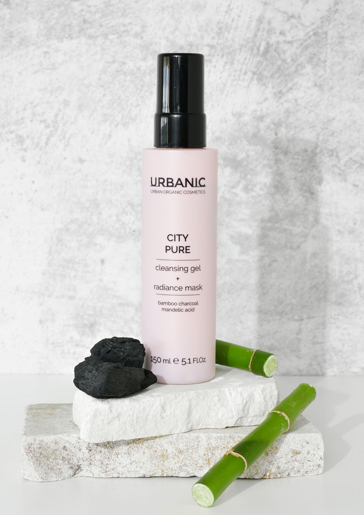 City Pure detergente viso con carbone attivo - urbanic cosmetics